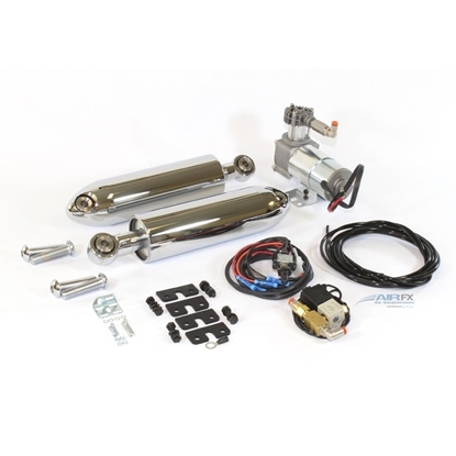 Picture of Bullet shock pair, black/chrome, Dyna 2005 - 2017