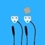 Picture of Micro Buttons, Nickel Plate, with connector